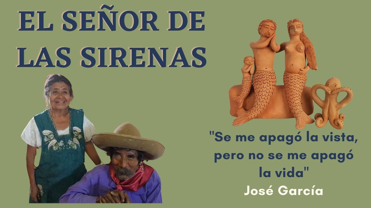 El señor de las Sirenas, figuras de barro Oaxaqueñas – Artesanías Flor de  Piña