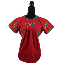 Cargar imagen en el visor de la galería, Blusa con bordado multicolor San Antonino
